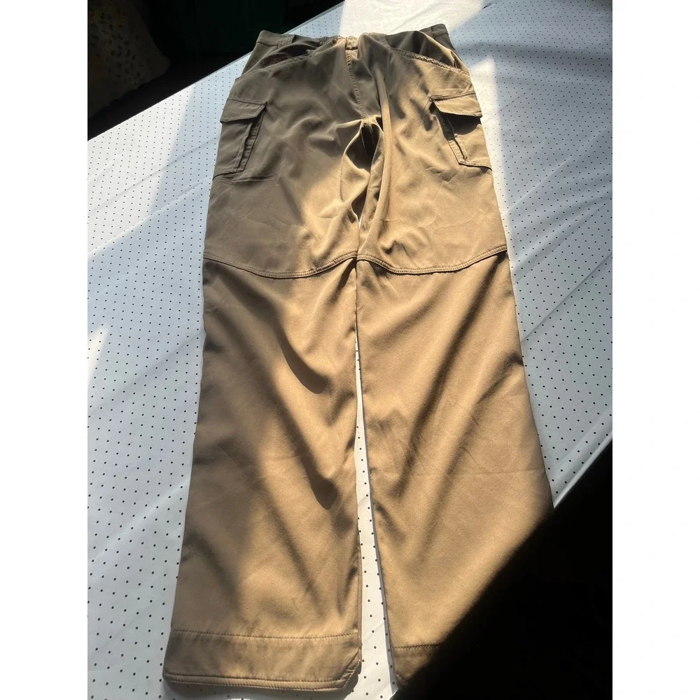 Tactical Series Mens Cargo Pants Khaki Tan Outdoor Hiking Utility Size L-33